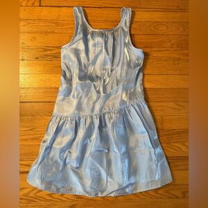 Abercrombie Kids Light Blue asymmetrical shimmery blue Dress